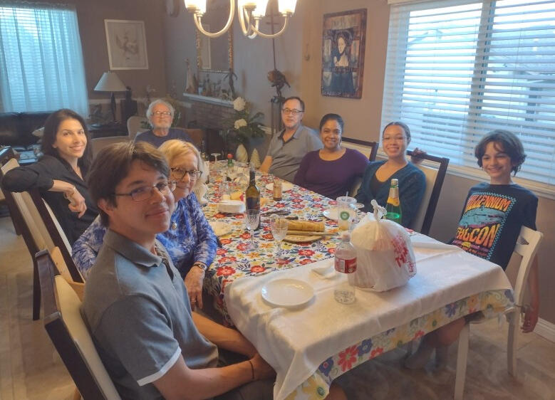 Celebrating oma's birthday