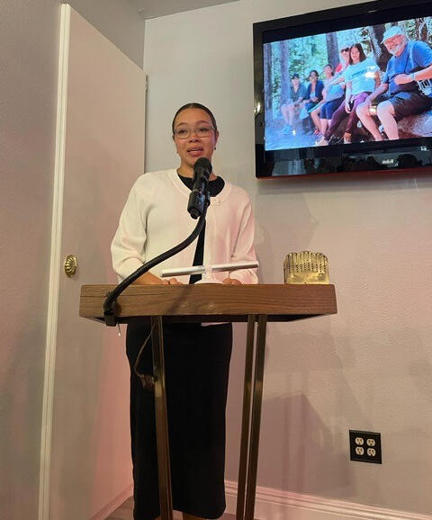 ...Tayla's heartwarming presentation...