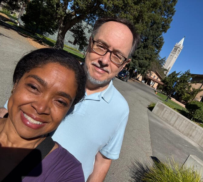 Walking around Berkeley on a warm November day